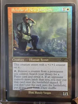Scholar of New Horizons (Retro Frame) Secret Lair Drop MTG Foil Near Mint - Image 3