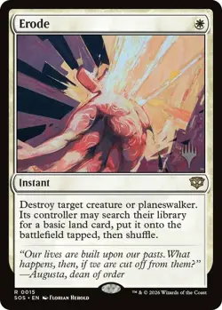 Erode - Foil - Promo Pack Light Play, English Magic the Gathering MTG Magic Prom - Image 1