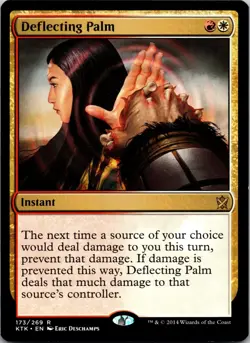 Deflecting Palm 173 Rare Khans of Tarkir MTG Near Mint - Image 1