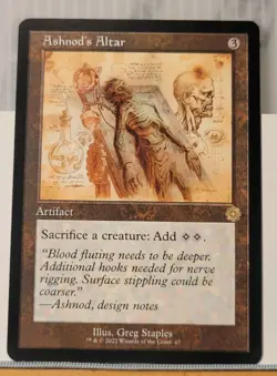 Mtg ASHNOD'S ALTAR SCEMATIC NM Brothers' War 67 -Argo- - Image 1