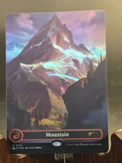 Mountain (2543) Secret Lair Drop MTG Foil Near Mint - Image 1
