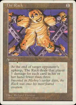 The Rack Fourth Edition LP/MP Magic: The Gathering TCG - Image 1