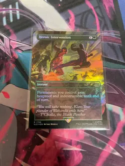 MTG - HEROIC INTERVENTION - RAINBOW FOIL - NM - RARE - SLD - 1750 - Image 1