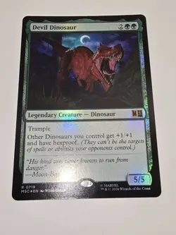 Devil Dinosaur Commander: Marvel Super Heroes Foil - Image 1