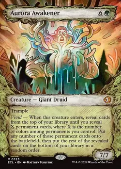Aurora Awakener x1 1x FOIL Showcase Lorwyn Eclipsed ECL NM MTG - Image 1