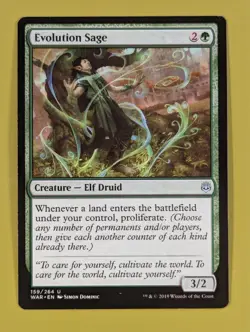 Evolution Sage x1 War of the Spark 1x Magic the Gathering MTG - Image 1