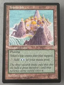 Teferi's Isle MtG Mirage—Unplayed Near Mint—Vintage Magic RESERVE LIST - Image 1