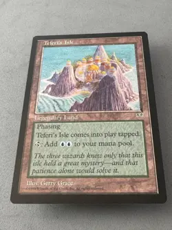 Teferi's Isle MtG Mirage—Unplayed Near Mint—Vintage Magic RESERVE LIST - Image 3