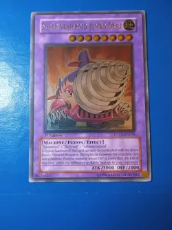 1st Ed Super Vehicroid Jumbo Drill POTD-EN036 Ultimate rare Yugioh! - Image 1