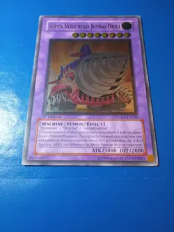 1st Ed Super Vehicroid Jumbo Drill POTD-EN036 Ultimate rare Yugioh! - Image 5
