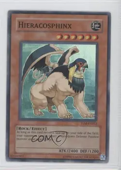 SR - Hieracosphinx YuGiOh The Lost Millenium #TLM-EN012 2005 READ - Image 1