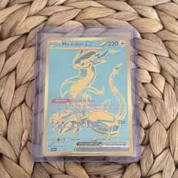 Pokemon TCG Miraidon ex 243/091 Hyper Rare Gold Paldean Fates NM - Image 5