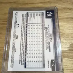 Topps 2025 Chrome Rookie Ben Rice New York Yankees #139 Baseball MLB - Image 2