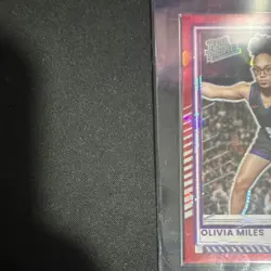 2025-26 Panini Donruss Optic Olivia Miles Rated Prospect Red Prizm #89 NCAA - Image 4