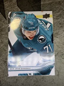 2025-26 Upper Deck Series 1 Macklin Celebrini #136 San Jose Sharks - Image 1