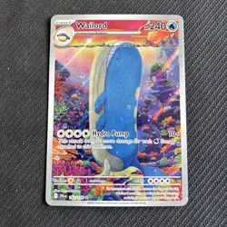 Wailord Holo Illustration Rare SV09: Journey Together 162/159 NM - Image 1