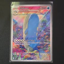 Pokemon Wailord 162/159 Sv09 Journey Together Illustration Rare Holo English - Image 1