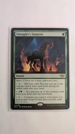 MTG - Smuggler's Surprise - Outlaws of Thunder Junction - OTJ - 180 - Rare - NM - Image 1