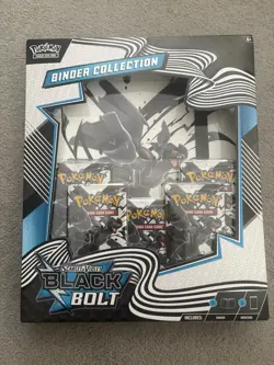 Pokemon TCG: Black Bolt Binder Collection - New & Sealed - Image 1