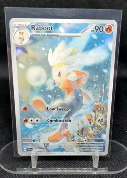 POKEMON TCG - Raboot 147/142 - Scarlet & Violet Base Set - SCR EN NM - Image 1