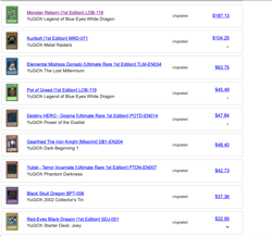 yugioh binder full of ungraded vintage cards. $2,000 scanned value. - Image 3