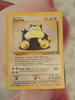 Pokemon TCG Snorlax Jungle Card 27/64 Non Holo LP/MP - Image 1