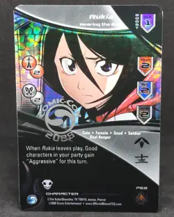 Rukia Bleach SDCC 2008 Promo Card San Diego Comic Con Exclusive Stamped P69 NM - Image 1