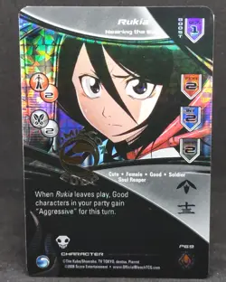 Rukia Bleach SDCC 2008 Promo Card San Diego Comic Con Exclusive Stamped P69 NM - Image 2