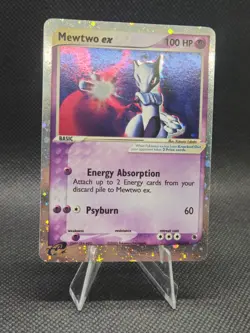 Pokemon Mewtwo EX Holo Ultra Rare Ruby and Sapphire Card 101/109 - Image 2