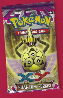 Pokemon "Phantom Forces" 10-Card Sealed Booster Pack (Aegislash) X1 - Image 1