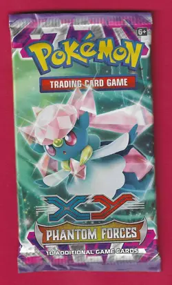 Pokemon "Phantom Forces" 10-Card Sealed Booster Pack (Diancie) X1 - Image 1