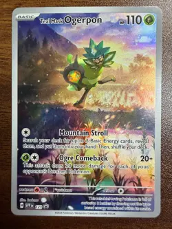 Teal Mask Ogerpon Holo Promo SV: Scarlet & Violet Promo Cards 123 NM - Image 1