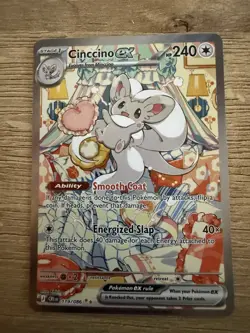 Pokemon TCG Chaos Rising Cinccino Special Illustration Rare 119/086 Card - Image 1