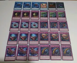 YuGiOh Cards Paleozoic Opabinia Deck Core Anomalocaris Cambroraster Collectable. - Image 1