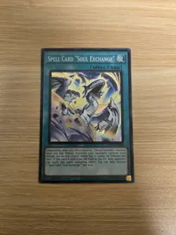 1X NM Spell Card Soul Exchange - INFO-EN100 - Super Rare 1st Edition - Image 1