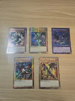 Red-Eyes Black Dragon High Rarity 5 cards set/Quarter Century /Starlight Rare - Image 1