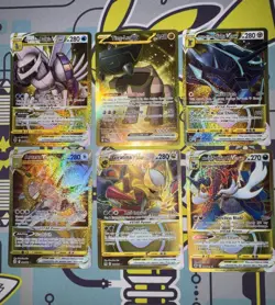 Pokemon TCG-Vstar Mixed Lot Of 6 Cards Gold Ultra Rare Mythical/legendary Cards - Image 1
