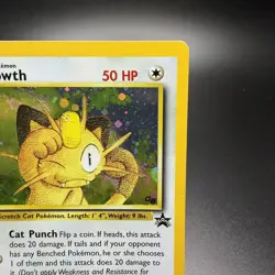 Meowth #10 10/53 Promo Holo Vintage WOTC Pokemon Card LP - Image 4