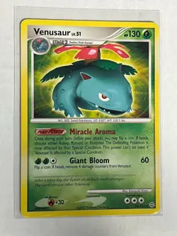 Venusaur Regular Non-Holo Rare 20/132 Secret Wonders Pokemon Card LP - Image 1