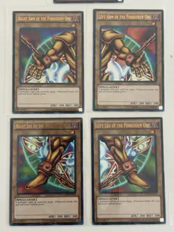 YuGiOh Exodia The Forbidden One YGLD-ENA17 A18 A19 A20 A21 Ultra Rare 5 Card Set - Image 2