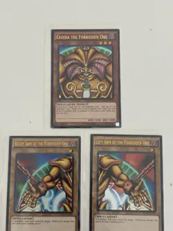 YuGiOh Exodia The Forbidden One YGLD-ENA17 A18 A19 A20 A21 Ultra Rare 5 Card Set - Image 3