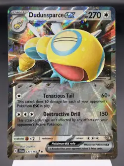 Dudunsparce ex 121/159 - Ultra Rare Holo - Journey Together Pokemon Card MINT - Image 1