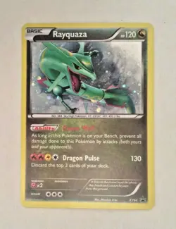 POKEMON RAYQUAZA HOLOVIEW #XY64 PROMO - RARE CARD - Image 1