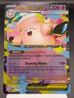 Mega Clefable ex 031/088 - Ultra Rare Holo - Perfect Order Pokemon Card MINT - Image 1