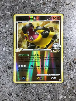 Pokemon TCG Cards Hippowdon 42/111 Rising Rivals Reverse Holo - Image 1