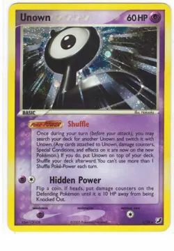UNOWN (L) L/28 HOLO HOLO RARE UNSEEN FORCES 2005 POKEMON HOLO RARE - Image 1