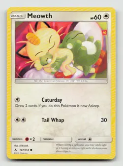 MEOWTH 147/214 Common Pokemon UNBROKEN BONDS - Image 1