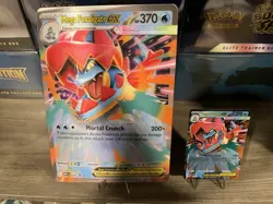 Pokemon Mega Feraligatr EX 036 Both Standard & Jumbo Ascended Heroes NM - Image 1