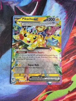 Pikachu ex 057/217 Double Rare Ascended Heroes Pokemon Holo Near Mint - Image 1