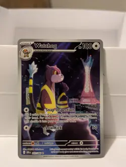 POKEMON TCG Chaos Rising 097 Watchog Illustration Rare - Image 1